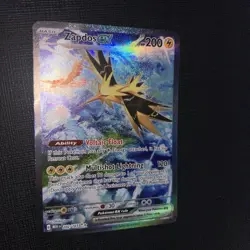 Pokemon TCG Zapdos EX Scarlet & Violet 151 Sir NM/M Condition 202/165 English - Image 1