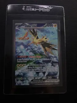 Pokemon TCG Zapdos EX Scarlet & Violet 151 Sir NM/M Condition 202/165 English - Image 3