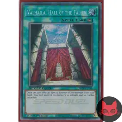 Yugioh Valhalla, Hall of the Fallen SBCB-EN141 Secret Rare 1st Edition NM - Image 1