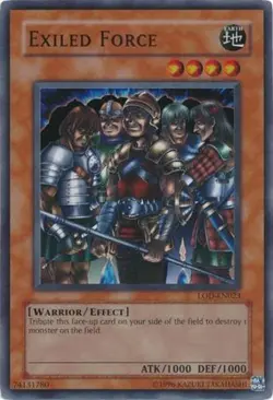 Yugioh! MP Exiled Force - LOD-023 - Super Rare - Unlimited Edition Moderately Pl - Image 1
