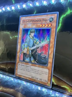 Field-Commander Rahz PTDN-EN030 Super Rare 1st Edition NM/VLP (slot#81) - Image 3