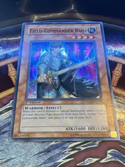 Field-Commander Rahz PTDN-EN030 Super Rare 1st Edition NM/VLP (slot#81) - Image 4