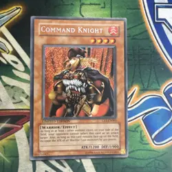 Yugioh! Command Knight CT1-EN003 Secret Rare Limited Edition LP - Image 1