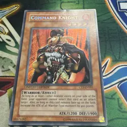 Yugioh! Command Knight CT1-EN003 Secret Rare Limited Edition LP - Image 2