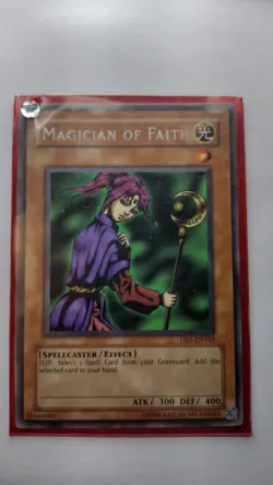YUGIOH MAGICIAN OF FAITH DB1-EN163 RARE NM MINT - Image 2
