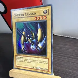 Yugioh X-Head Cannon MFC-004 1st Edition Super Rare Holo + BONUS HOLO - Image 2