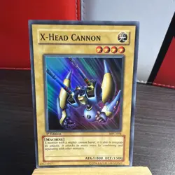 Yugioh X-Head Cannon MFC-004 1st Edition Super Rare Holo + BONUS HOLO - Image 3