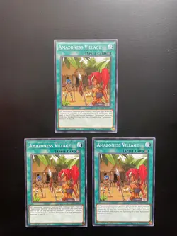 Yugioh Amazoness Village Common LEDU-EN014 1st Edition NM Playset X3 - Image 5