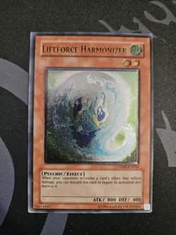 Lifeforce Harmonizer (UTR) CRMS-EN026 Crimson Crisis Unlimited Ultimate Rare LP - Image 1