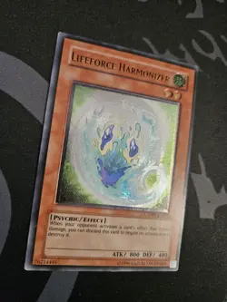 Lifeforce Harmonizer (UTR) CRMS-EN026 Crimson Crisis Unlimited Ultimate Rare LP - Image 2