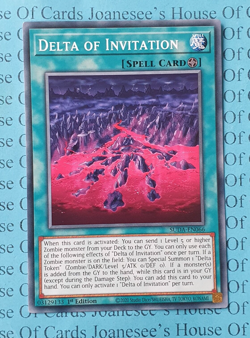 SUDA-EN066 Delta of Invitation Yu-Gi-Oh Card 1st Edition New - Image 1