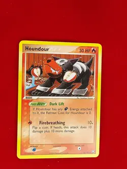 HOUNDOUR 60/109 RARE EX TEAM ROCKET RETURNS SET 2003 POKEMON CARD PC-125 - Image 2