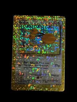 8 x Pokemon Holo Prism Sticker Card Vintage Charmander Arbok Vulpix Onix Duduo - Image 4