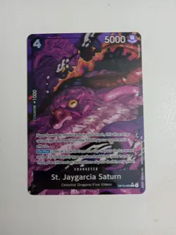 St. Jaygarcia Saturn (83) Rare Alt Art OP-13 One Piece Card Game - Image 1
