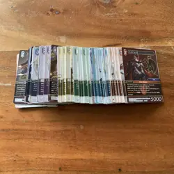 Final Fantasy TCG Opus XVII (17) Bundle. 134 Cards, Non Foil, No Duplicates. - Image 1