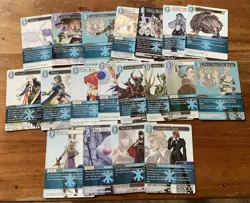 Final Fantasy TCG Opus XVII (17) Bundle. 134 Cards, Non Foil, No Duplicates. - Image 3