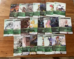Final Fantasy TCG Opus XVII (17) Bundle. 134 Cards, Non Foil, No Duplicates. - Image 4
