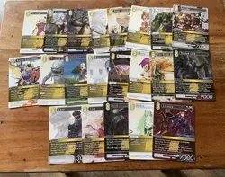 Final Fantasy TCG Opus XVII (17) Bundle. 134 Cards, Non Foil, No Duplicates. - Image 5