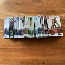 Final Fantasy TCG Opus XIX (19) Bundle. 131 Cards, Non Foil, No Duplicates. - Image 1