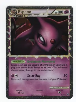 (303367) ESPEON PRIME 81/90 Ultra Rare Holo HGSS Undaunted Pokemon Card - NEW - Image 2