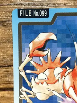 Pokemon Carddass Card Kingler File No.99 Bandai Pocket Monsters 1997 - Image 3
