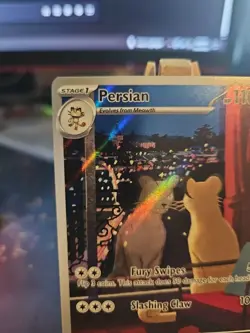 Pokemon TCG Persian Shrouded Fable Holo Illustration Card 078/064 NM - Image 2