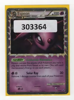 (303364) ESPEON PRIME 81/90 Ultra Rare Holo HGSS Undaunted Pokemon Card - NEW - Image 1