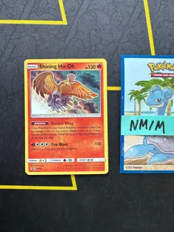 Pokemon Card Shining Ho-oh Sun & Moon Shining Legends Promo SM70 255 💎NM💎 - Image 1