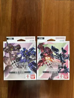 Gundam Card Game - ST05 & ST06 Iron Bloom ENGLISH Starter Deck NEW Sealed Box - Image 1