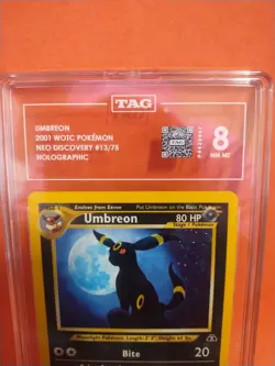 Pokemon TCG Umbreon 13/75 Holo Rare Card TAG 8 NM-MT 2001 Neo Discovery (Descr.) - Image 3