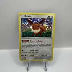 Pokemon TCG Eevee Holo Promo Card 11/12 McDonald's 2018 MP - Image 1