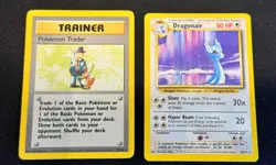 Pokemon 8-Card Base Set Lot Dragonair, Pokemon Trader, Professor Oak +More MP - Image 1