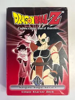 Funimation DRAGONBALL Z COLLECTIBLE CARD GAME SAIYAN SAGA SERIES VILLAIN STARTER - Image 1