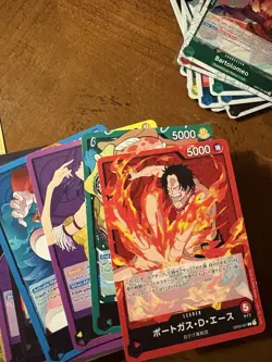 One Piece tcg Card Game 100 Cards Collection Mixed Lot w/Sabo PRB02-014 See Pics - Image 4