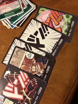 One Piece tcg Card Game 100 Cards Collection Mixed Lot w/Sabo PRB02-014 See Pics - Image 5