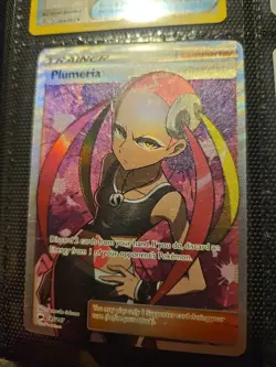 Plumeria - 145/147 - Pokemon Burning Shadows Sun Moon Full Art Rare Card NM - Image 1