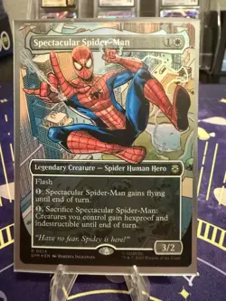Spectacular Spider-Man (Borderless) Marvel's Spider-Man Foil - Image 1