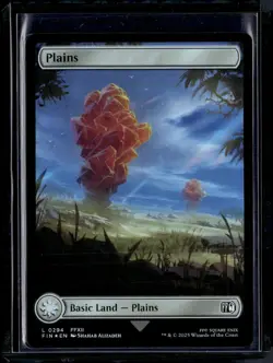 Plains - 294 - Foil - FIN - NM - MTG Magic the Gathering - Image 1