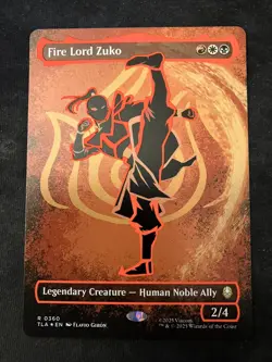 Fire Lord Zuko (Borderless) (Neon Ink Foil) Avatar: The Last Airbender Foil - Image 2
