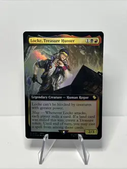 MTG - Locke, Treasure Hunter - Foil Extended Art - FIC 0177 - Final Fantasy Rare - Image 1