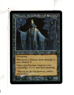MTG SkeenAB Mikaeus the Unhallowed RETRO FRAME FOIL from SLD. NM. - Image 1