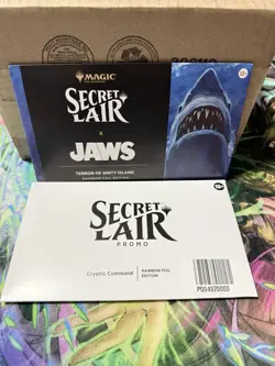 MTG Secret Lair x Jaws: Terror of Amity Island (Rainbow Foil Edition) - Image 1