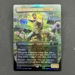 Joel, Resolute Survivor 🔥Rainbow Foil 🔥 Secret Lair MTG 🎮 The Last of Us I - Image 1