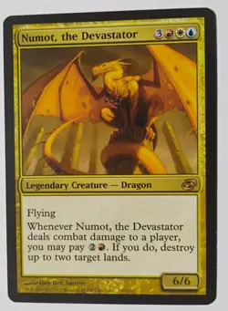 Numot, the Devastator MTG, Planar Chaos, Rare, LP - Image 1