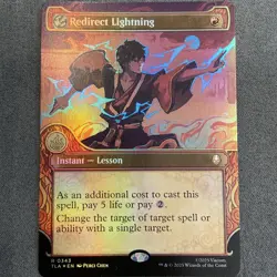 Redirect Lightning (Showcase Foil) #343 Avatar: The Last Airbender Foil MTG - Image 5