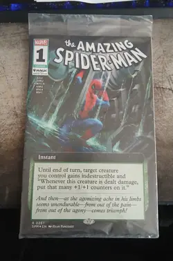 The Amazing Spider-man Magic: the Gathering (MTG) #1 Comic WPN SHOWDOWN - Image 1