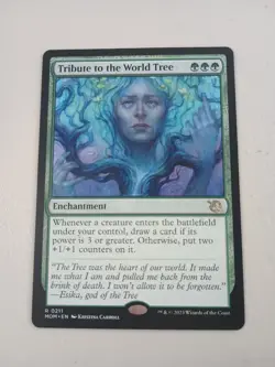 MTG Tribute to the World Tree March of the Machine Magic the Gathering NM - Image 1