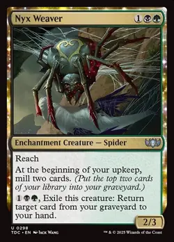 Nyx Weaver Commander: Tarkir: Dragonstorm NM MTG Non-Foil - Image 1