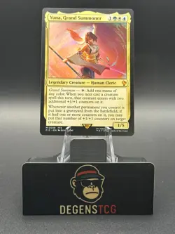 Yuna, Grand Summoner 0008 Commander: Final Fantasy Regular non foil MTG - Image 1