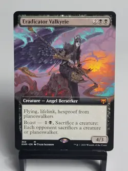 Magic The Gathering - Kaldheim - Eradicator Valkyrie - Extended Art - Image 1